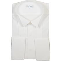 Amazon.co.jp: 礼装倶楽部 ウイングカラーシャツ ダブルカフス